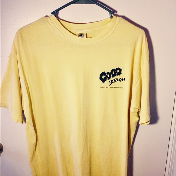 Vintage Other - Rare Vintage Coco Beach Yellow T Shirt NWOT
